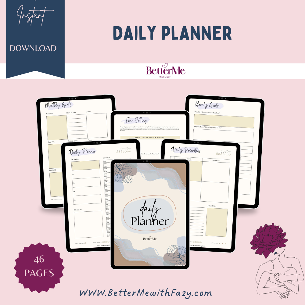 Daily Planner: Stay Organized & Achieve Your Goals With Ease! 📆