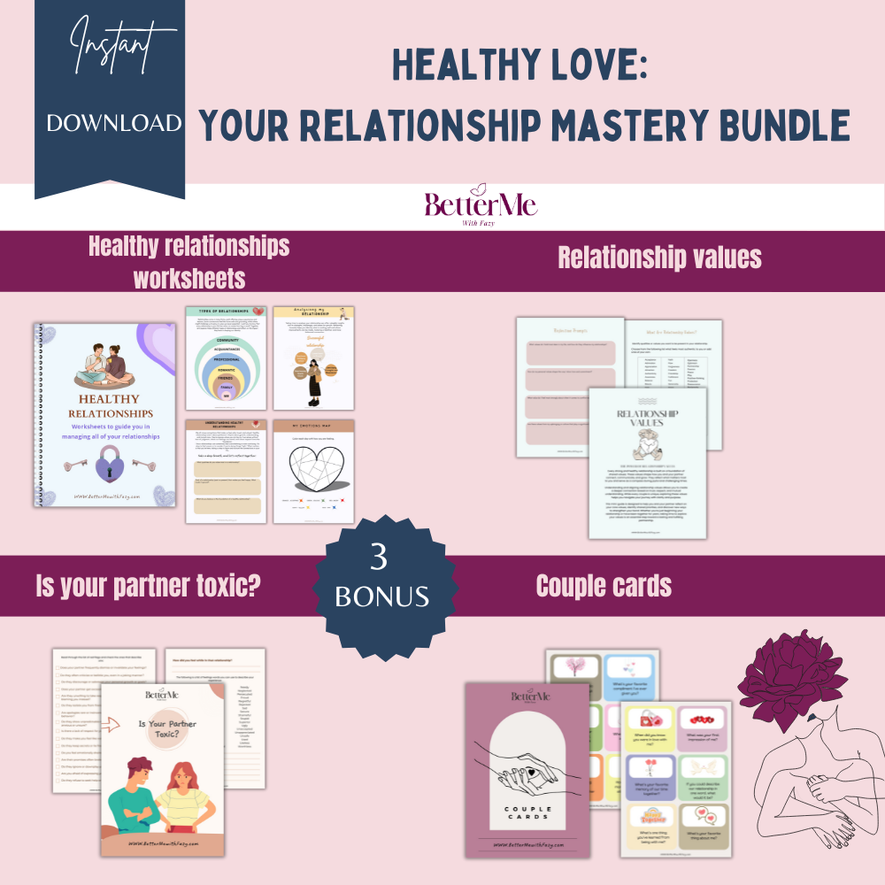 Relationship Mastery Bundle: Your Ultimate Guide to a healthy Relationship! ❤️