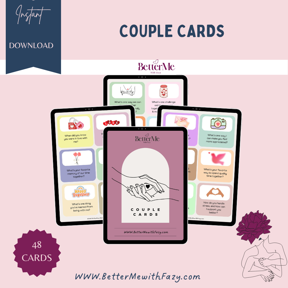 Couple Cards: 48 Questions to Strengthen Your Bond! 💑