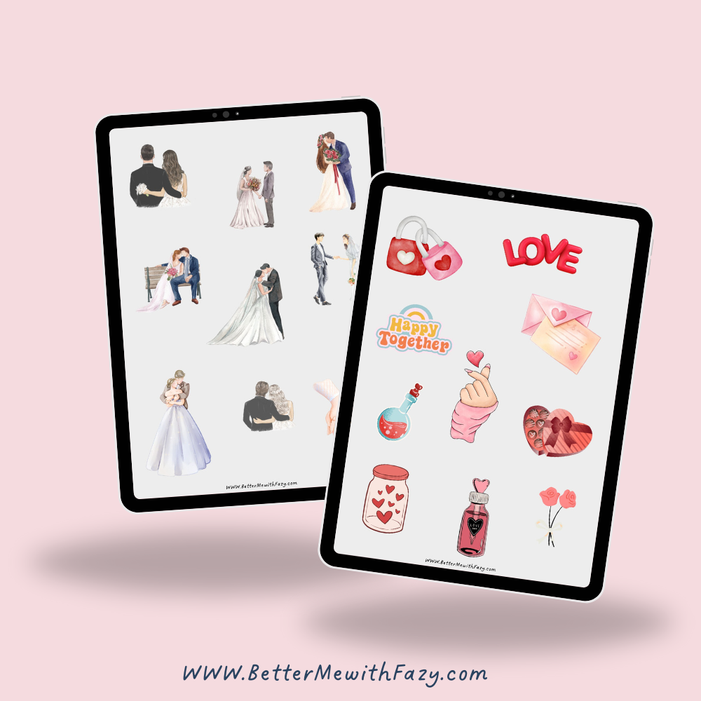 Couple Stickers: Romantic Stickers To Express Your Love 💖
