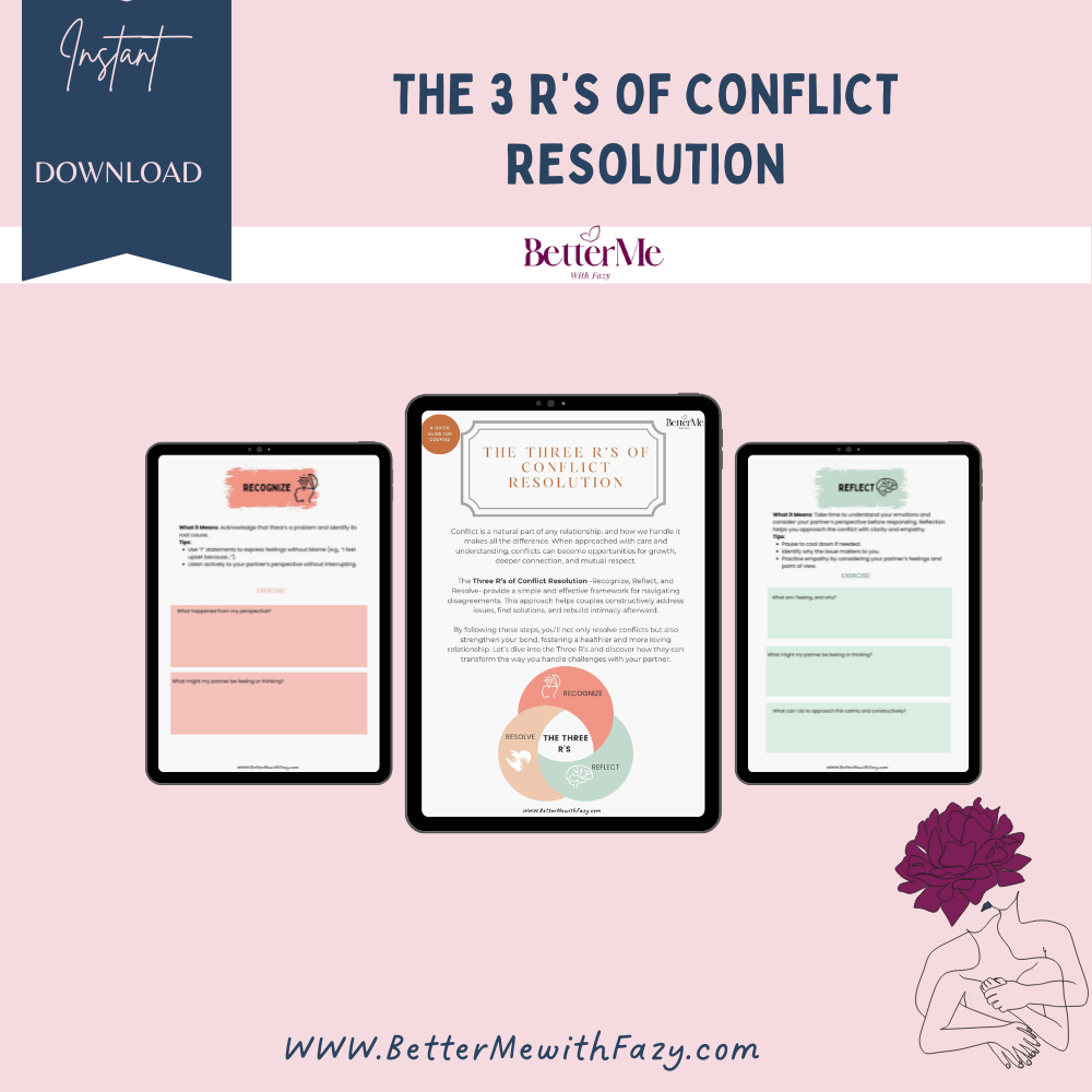 The 3 R’s of Conflict Resolution: Recognize, Reflect, Resolve! ❤️