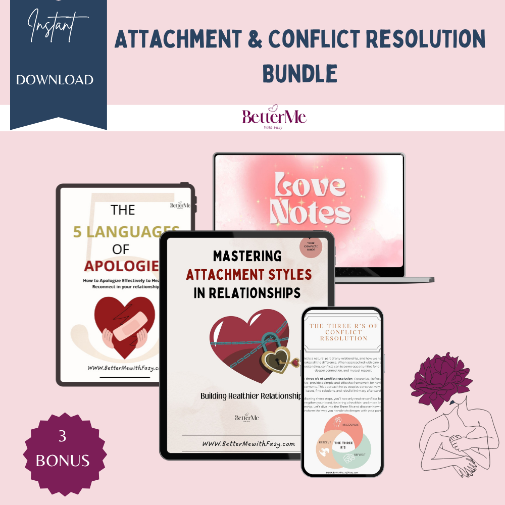 Attachment & Conflict Resolution Bundle: Build Stronger, Healthier Relationships! 💖