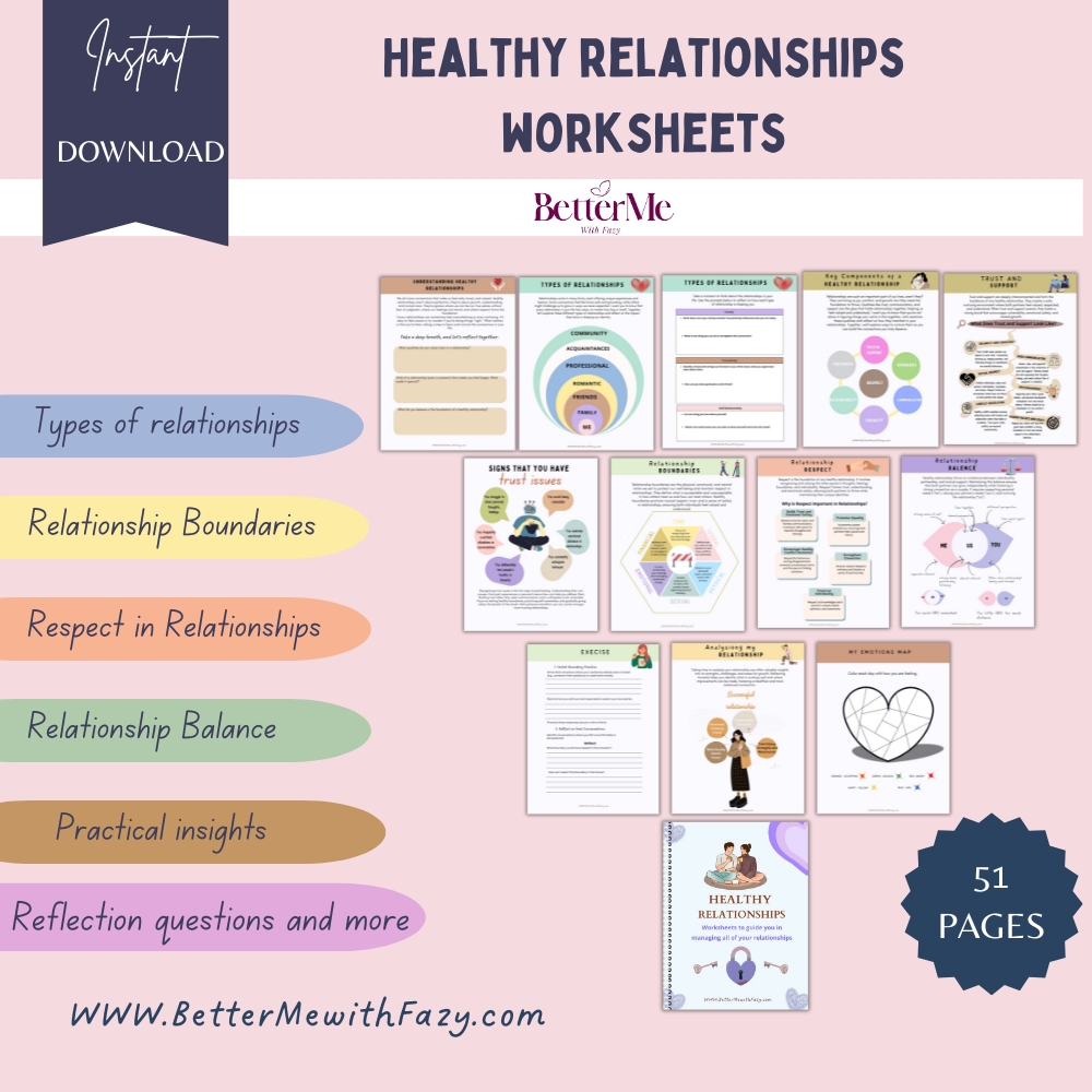 Relationship Mastery Bundle: Your Ultimate Guide to a healthy Relationship! ❤️