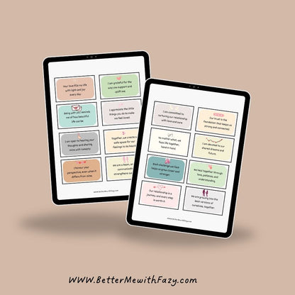 Affirmation Cards for Couples – Strengthen Your Love with Positive Words! 💕✨